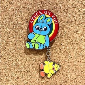 Disney Ducky & Bunny Valentine Pin Toy Story 4